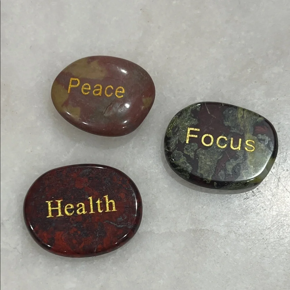 Set of Three Inspirational Stones